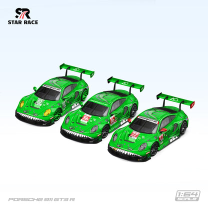 Star Race 1:64 Porsche 911 GT3 Tyrannosaurus Rex 3 Cars Set