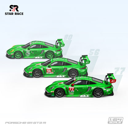Star Race 1:64 Porsche 911 GT3 Tyrannosaurus Rex 3 Cars Set