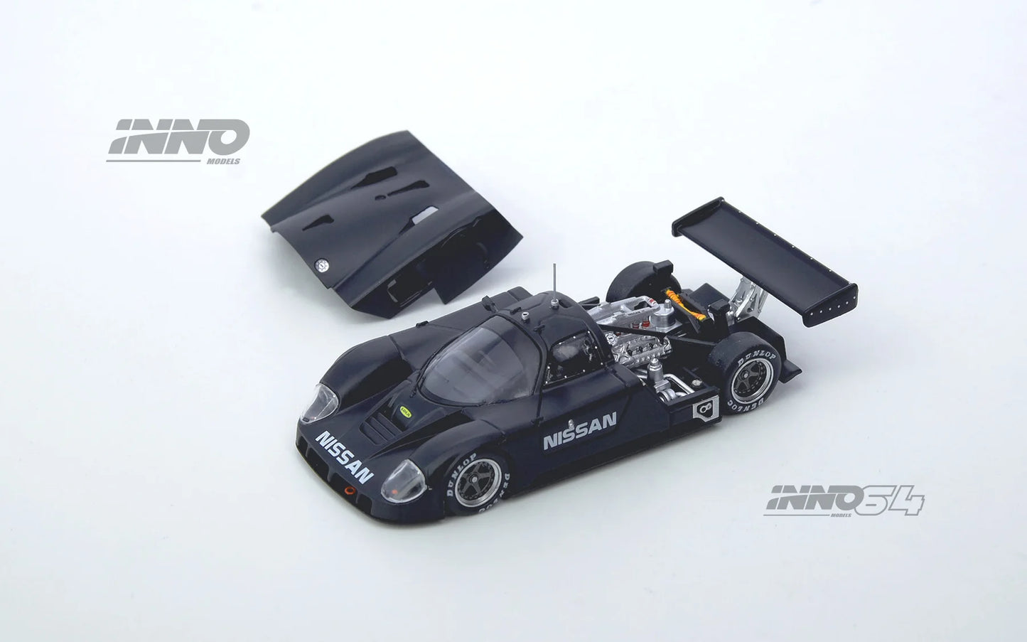 Inno64 1:64 Nissan R89C Le Mans Shakedown Test At Paul Ricard 1988 IN64-R89C-LMT1988