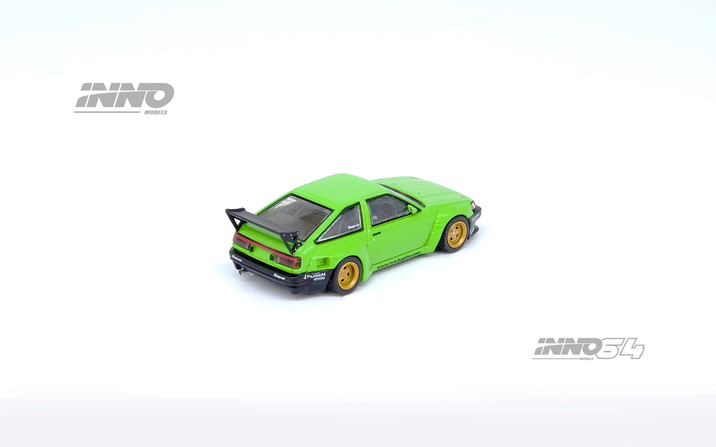 Inno64 1:64 Toyota AE86 Levin "Pandem Rocket Bunny" IN64-AE86PL-GRN