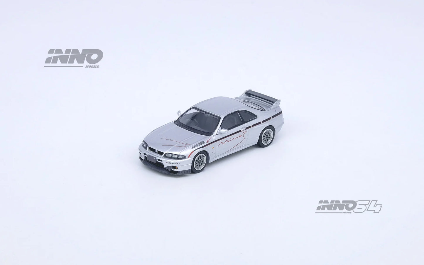 Inno64 1:64 Nissan Skyline GR-R (R33) "Tuned by MINE'S" IN64-R33-MINES-S