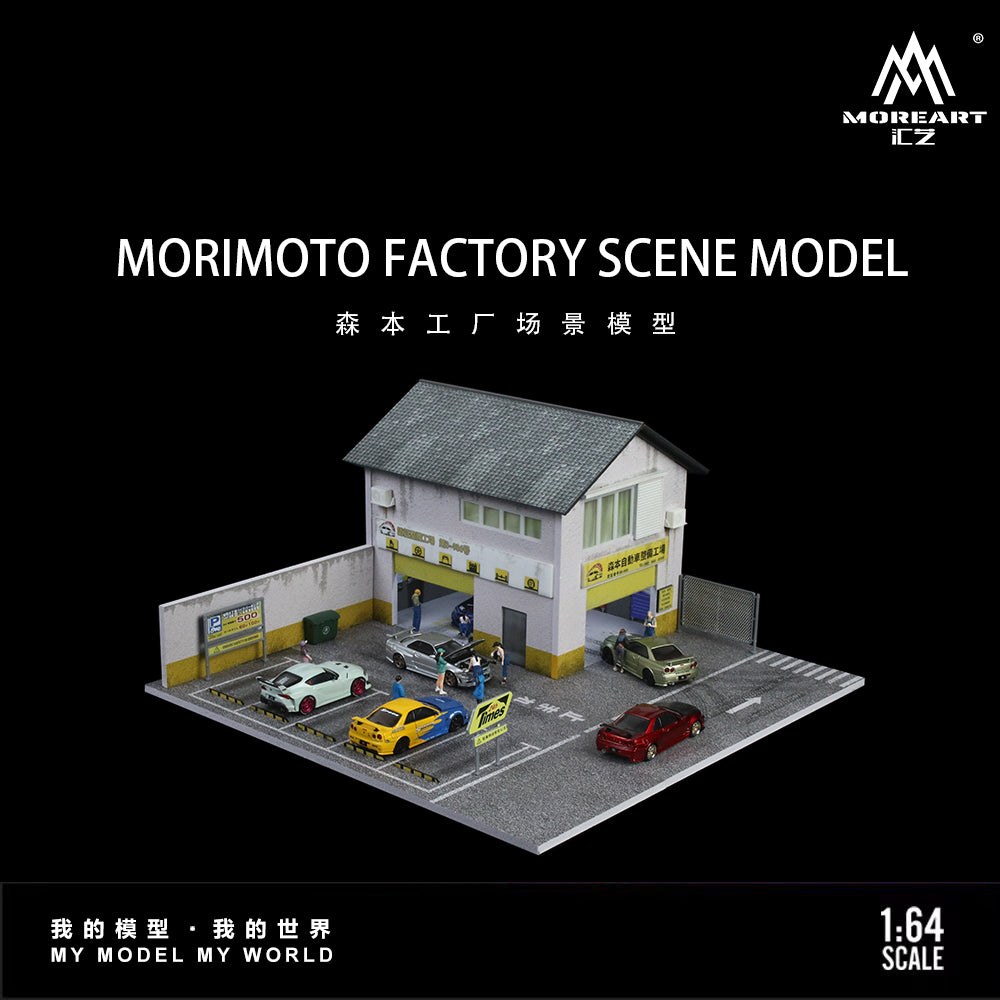 MoreArt 1:64 Morimoto Factory Scene Model Diorama MO936412