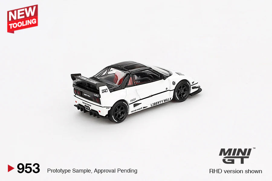 Mini GT 1:64 Mazda AZ-1 Liberty Walk LB40 – White – 2024 Tokyo Auto Salon (Preorder)