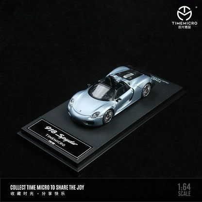 Time Micro 1:64 Porsche 918 Spyder (2 Colors)