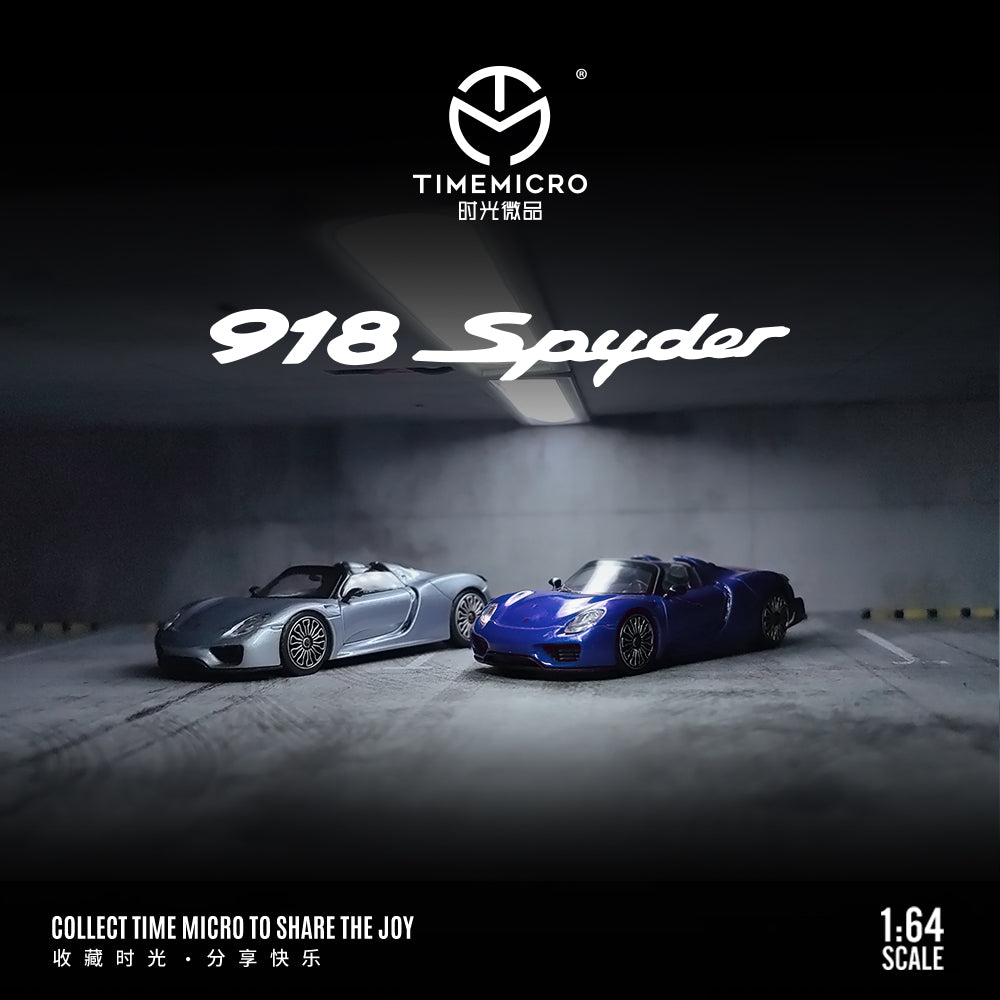 Time Micro 1:64 Porsche 918 Spyder (2 Colors)