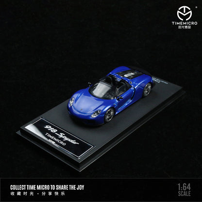 Time Micro 1:64 Porsche 918 Spyder (2 Colors)
