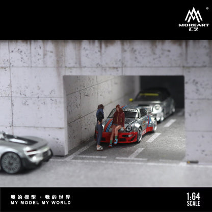 MoreArt 1:64 Sunroom Scene Model Diorama