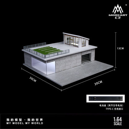 MoreArt 1:64 Sunroom Scene Model Diorama