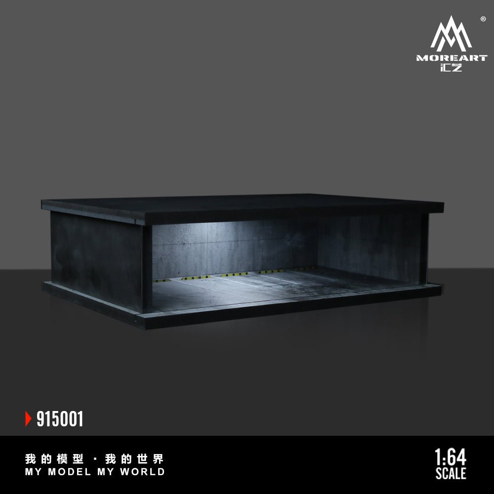 MoreArt 1:64 Underground Parking Garage Scene Diorama
