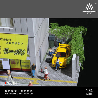 MoreArt 1:64 Japanese Street Side Shops Diorama MO936414 (Preorder)