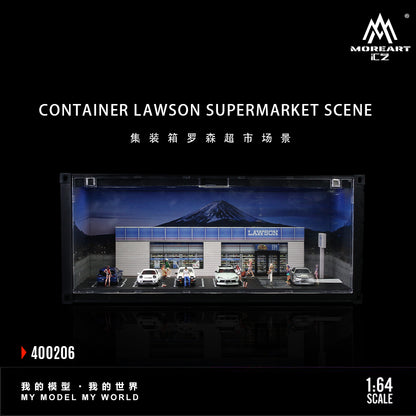 MoreArt 1:64 Container Lawson Supermarket Scene Diorama MO400206 (Preorder)
