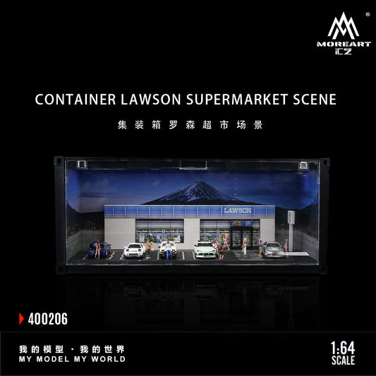 MoreArt 1:64 Container Lawson Supermarket Scene Diorama MO400206 (Preorder)