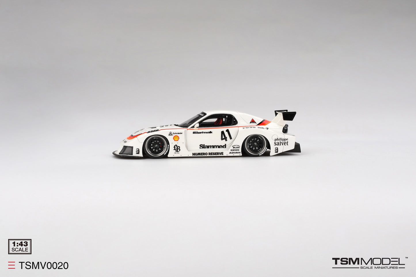 TSM 1:43 MAZDA RX-7 LB-Super Silhouette #41 Numero Reserve TSMV0020