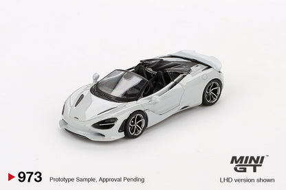 Mini GT 1:64 McLaren 750S Spider – Cirrus Grey MGT00973-CH (Preorder)