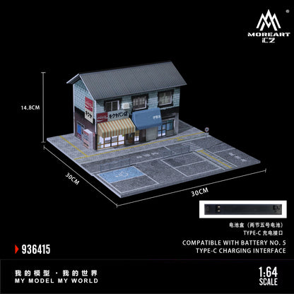 MoreArt 1:64 Street Bakery Scene Diorama MO936415