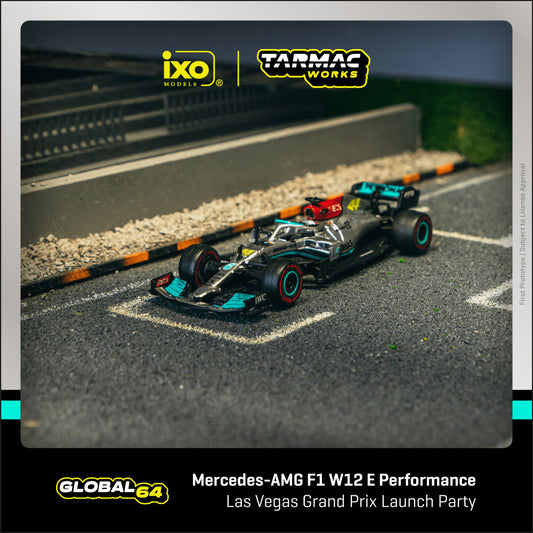 Tarmac Works 1:64 Mercedes-AMG F1 W12 E Performance Las Vegas Grand Prix Launch Party T64G-F037-LV