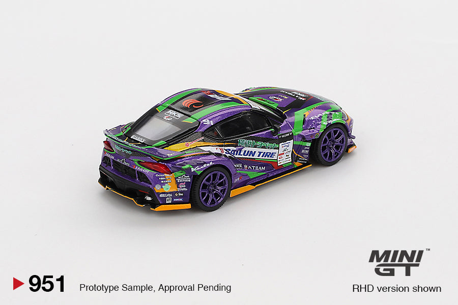 Mini GT 1:64 Toyota GR Supra KUHL 2021 D1GP EVANGELION RACING/D1 MGT00951-BL (Preorder)