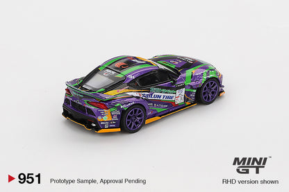 Mini GT 1:64 Toyota GR Supra KUHL 2021 D1GP EVANGELION RACING/D1 MGT00951-BL (Preorder)