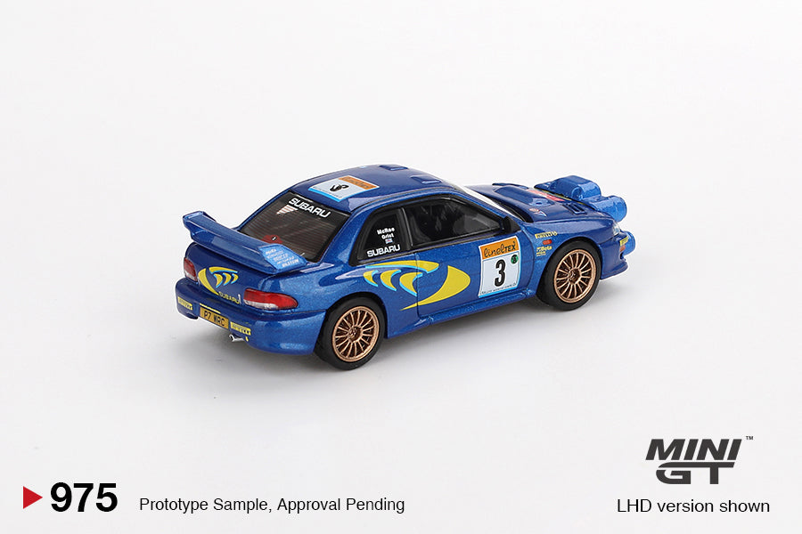 Mini GT 1:64 Subaru Impreza WRC98 1998 Rally Monte-Carlo 3rd Place #3 MGT00975-CH (Preorder)