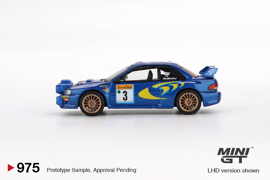 Mini GT 1:64 Subaru Impreza WRC98 1998 Rally Monte-Carlo 3rd Place #3 MGT00975-CH (Preorder)