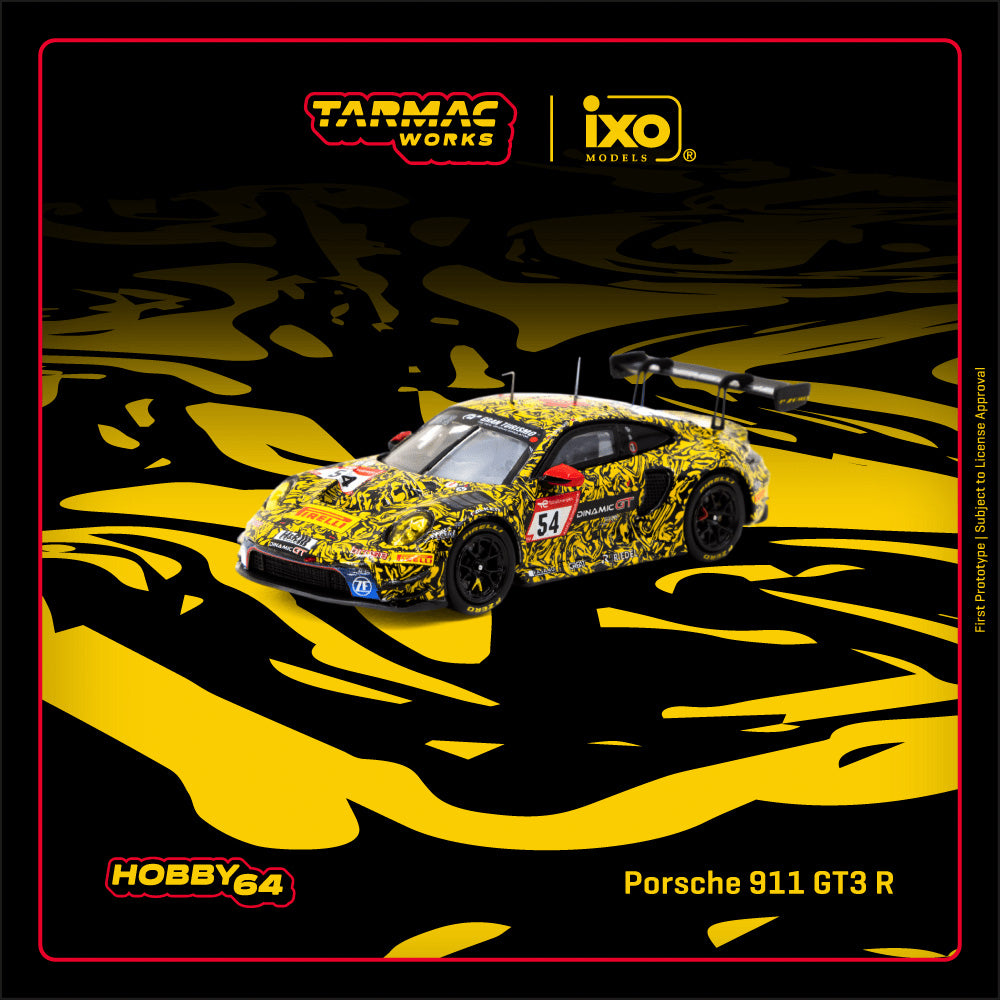 Tarmac Works 1:64 Porsche 911 GT3 R Nürburgring 24h 2023 T64-084-23NUR54