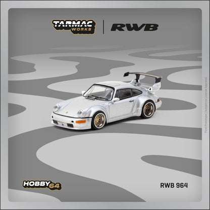 Tarmac Works 1:64 RWB 964 Silver T64-037-SL (Preorder)