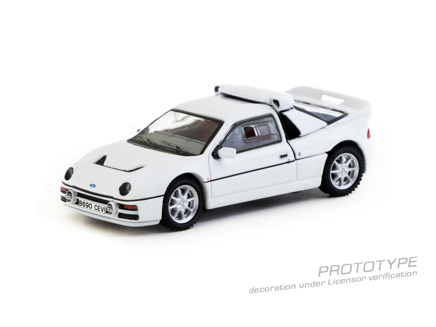Tarmac Works 1:64 Ford RS200 White T64P-001-WH