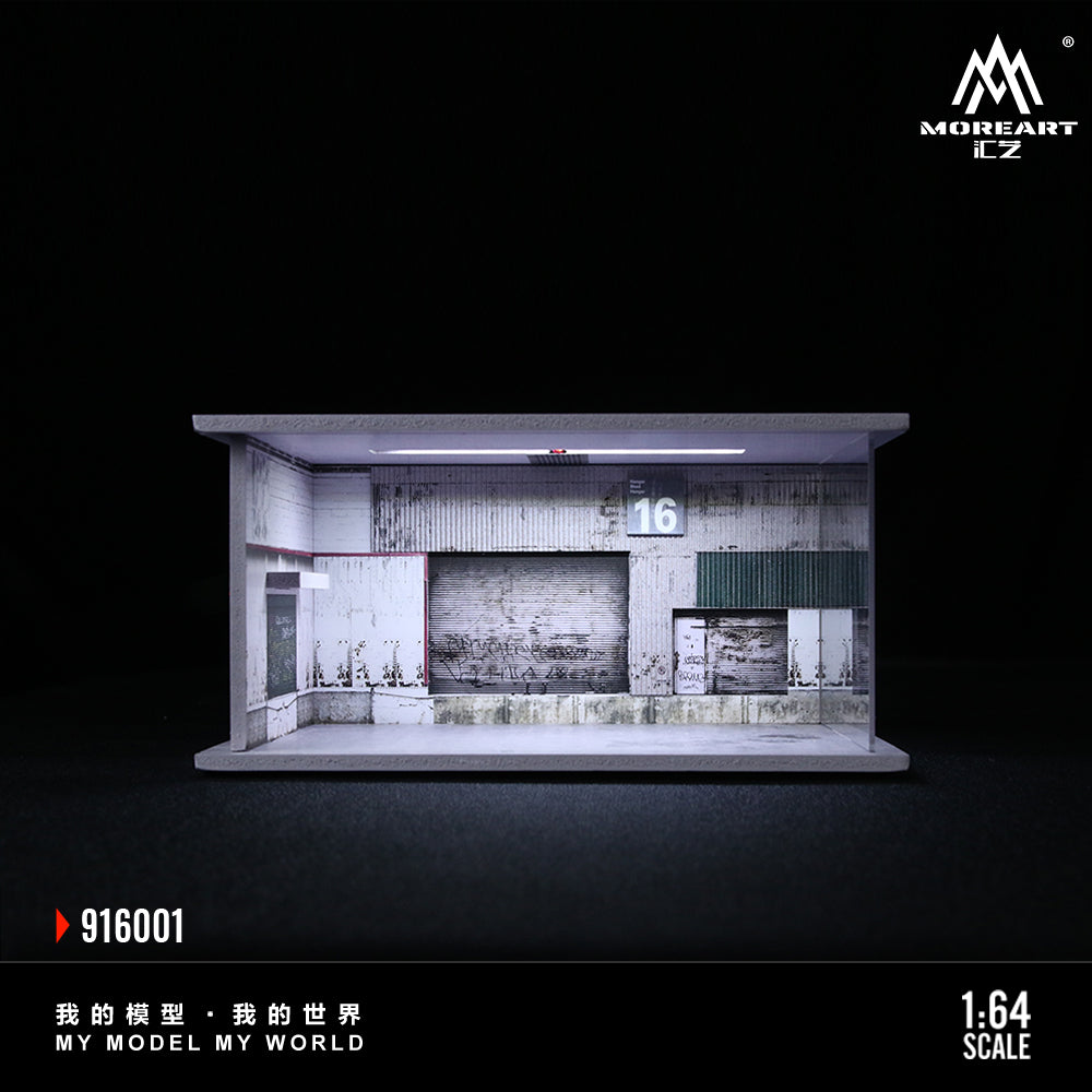 MoreArt 1:64 Warehouse No.16 Lighted Diorama Scene MO916001