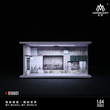 MoreArt 1:64 Warehouse No.16 Lighted Diorama Scene MO916001