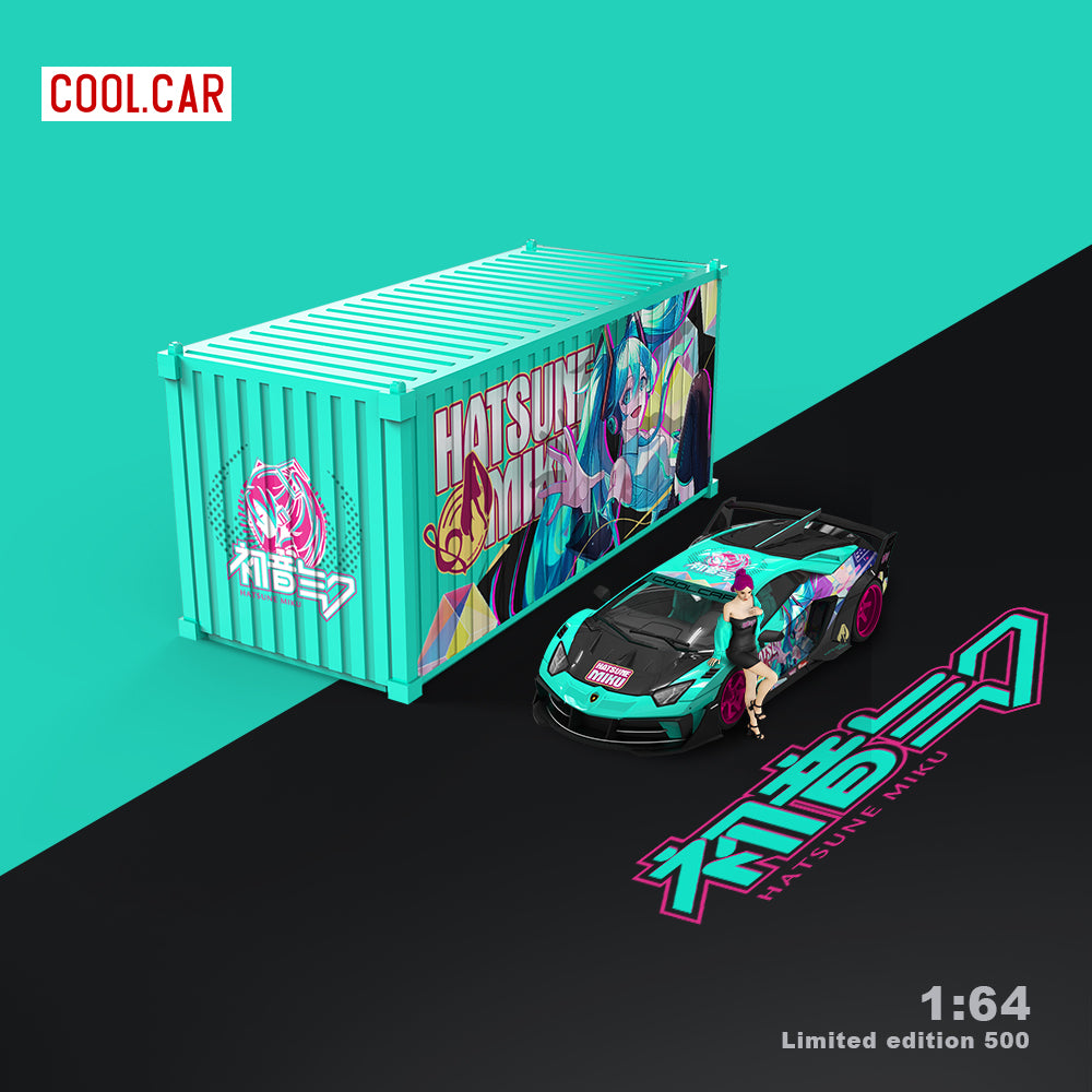 Cool Car 1:64 Lamborghini GTEVO Hatsune Miku Livery CC643828