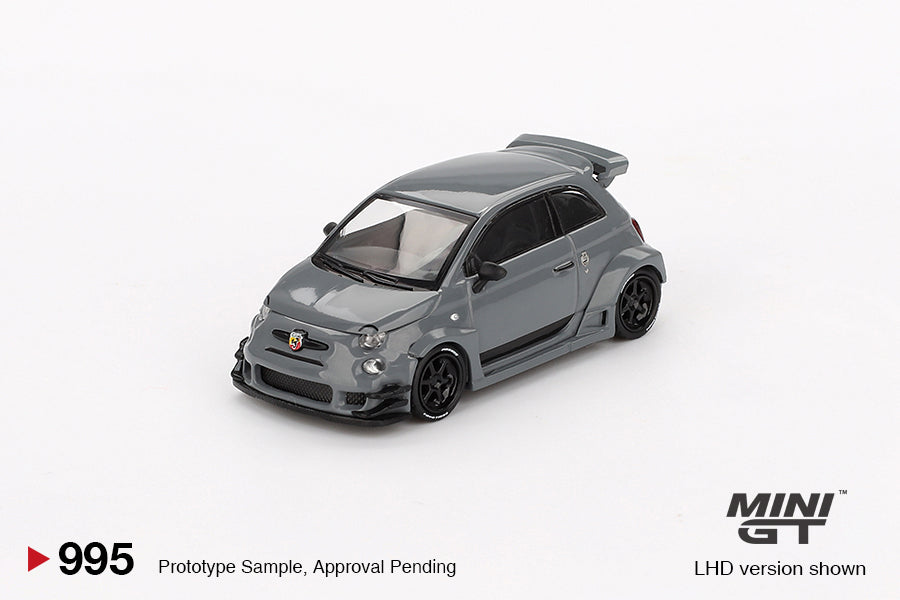 Mini GT 1:64 Abarth 595 LB-WORKS x Abas Works – Grey MGT00995-BL