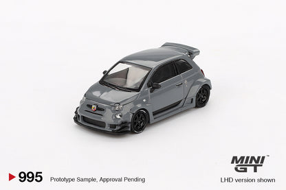 Mini GT 1:64 Abarth 595 LB-WORKS x Abas Works – Grey MGT00995-BL