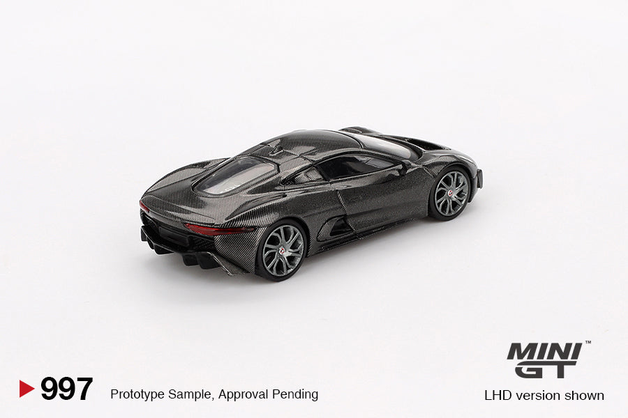 Mini GT 1:64 Jaguar C-X75 Test Car – Black MGT00997-BL