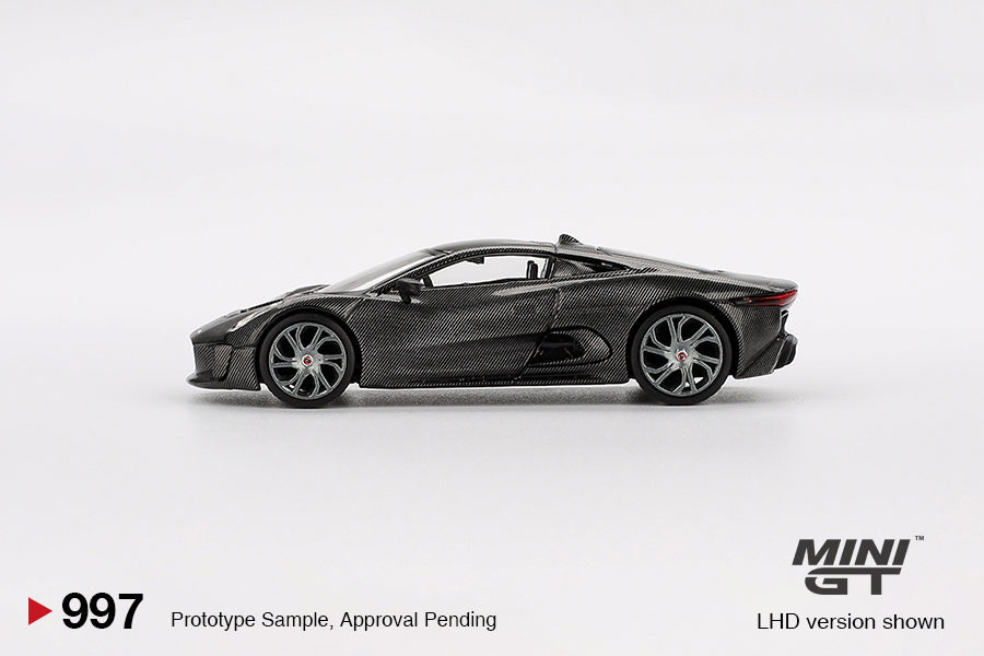 Mini GT 1:64 Jaguar C-X75 Test Car – Black MGT00997-BL
