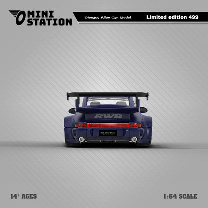 Mini Station 1:64 RWB 964 Red Bull No.33 [2 Versions] MS640877/MS640877-1