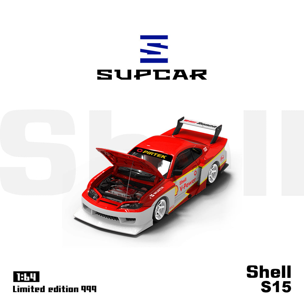 Supcar 1:64 Nissan S15 Gulf Livery/ Shell Livery [2 Versions] SC64040/SC64039 (Preorder)