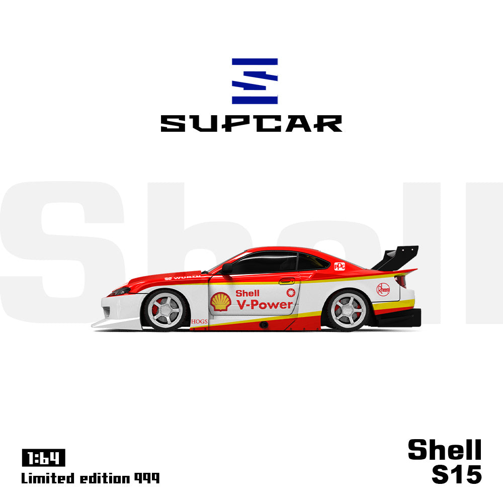 Supcar 1:64 Nissan S15 Gulf Livery/ Shell Livery [2 Versions] SC64040/SC64039 (Preorder)