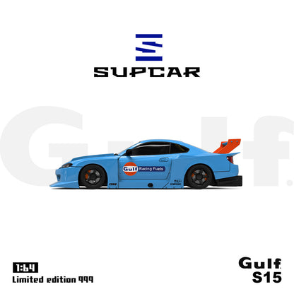Supcar 1:64 Nissan S15 Gulf Livery/ Shell Livery [2 Versions] SC64040/SC64039 (Preorder)