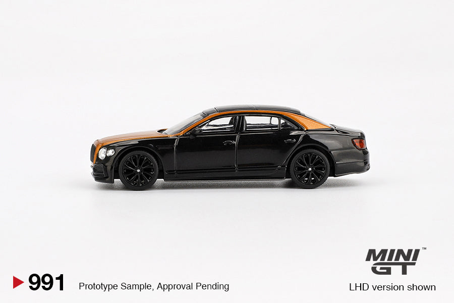 Mini GT 1:64 Bentley Flying Spur Orange Flame / Onyx MGT00991-BL (Preorder)