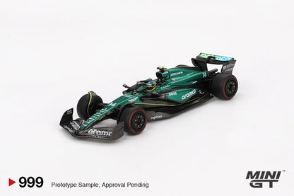 Mini GT 1:64 Aston Martin AMR24 #14 Fernando Alonso 2024 MGT00999-BL (Preorder)