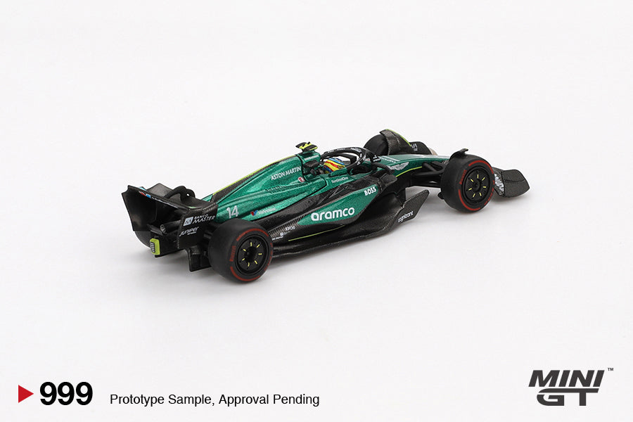 Mini GT 1:64 Aston Martin AMR24 #14 Fernando Alonso 2024 MGT00999-BL (Preorder)