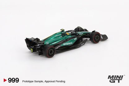 Mini GT 1:64 Aston Martin AMR24 #14 Fernando Alonso 2024 MGT00999-BL (Preorder)