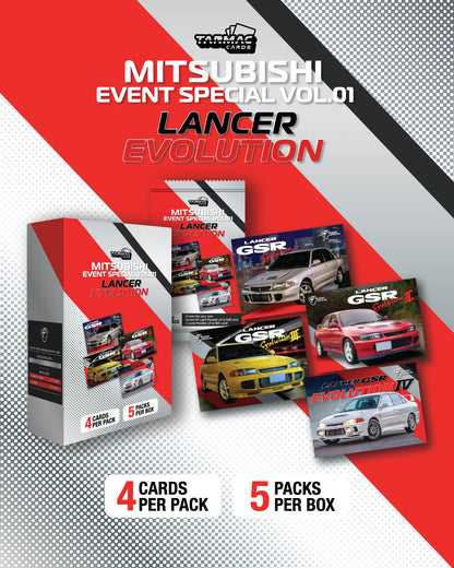 Tarmac Cards Mitsubishi Event Special Vol.01 - Lancer Evolution [1 Pack] TC-MITE-01