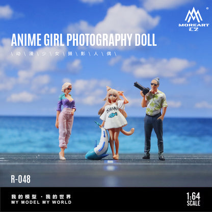 MoreArt 1:64 Anime Girl Photography Doll Set MO223048