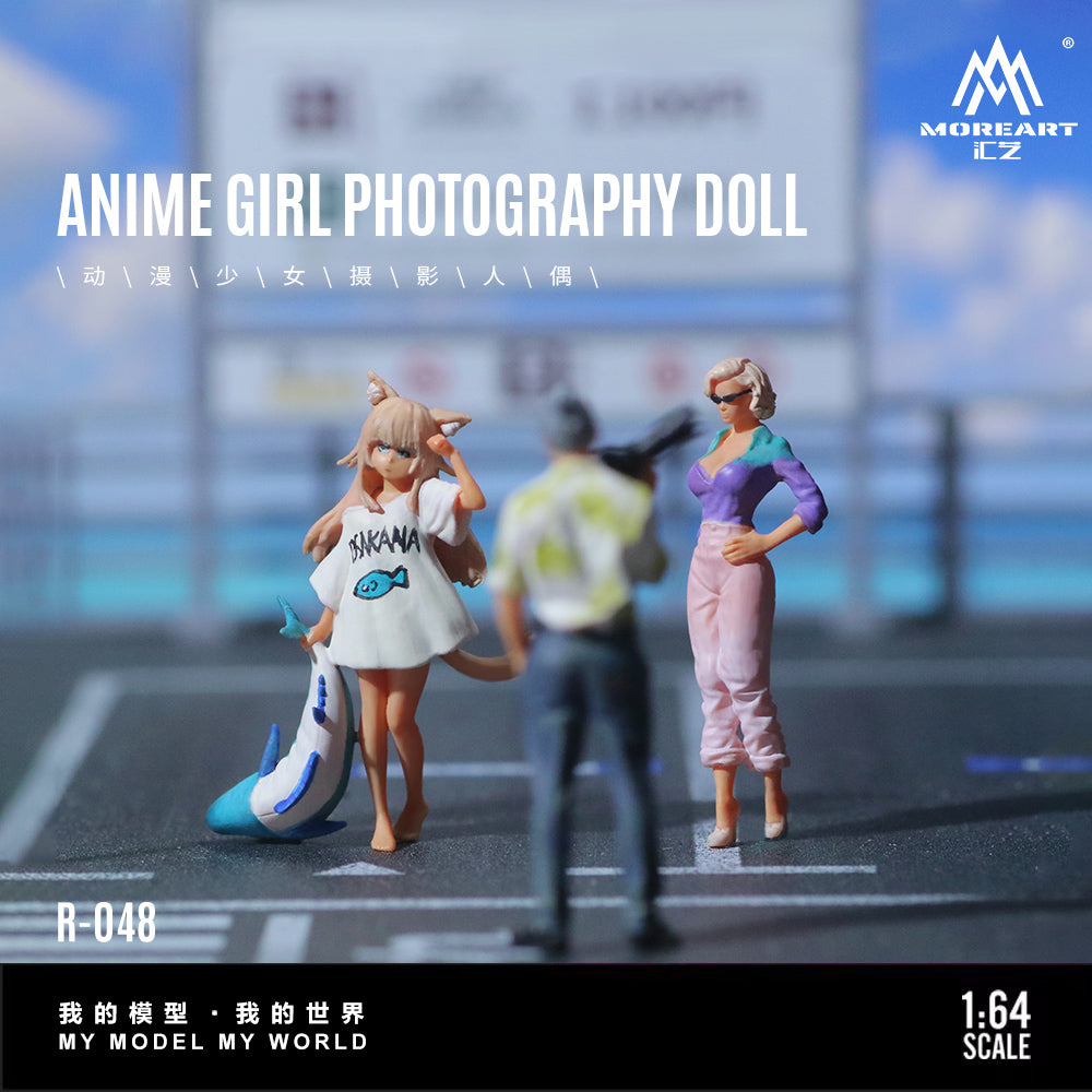 MoreArt 1:64 Anime Girl Photography Doll Set MO223048