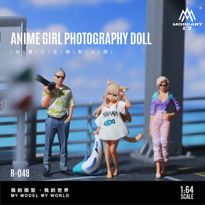 MoreArt 1:64 Anime Girl Photography Doll Set MO223048