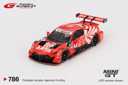 (Coming Soon) Mini GT 1:64 Japan Exclusive Honda NSX-GT “Type S” GT500 #8 “ARTA MUGEN NSX-GT ” ARTA 2023 SUPER GT Series MGT00786-BL