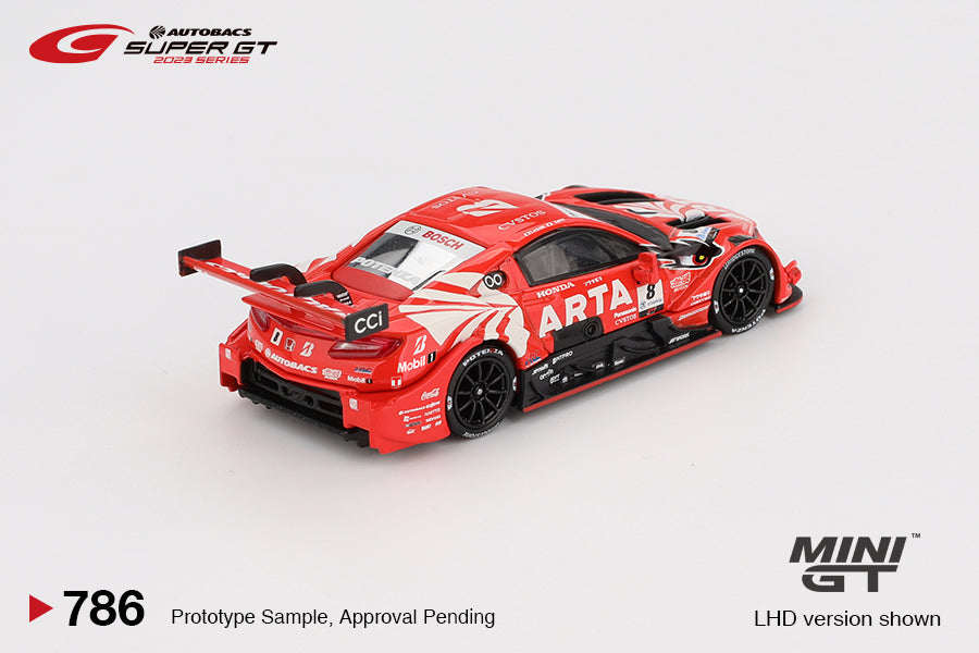 (Coming Soon) Mini GT 1:64 Japan Exclusive Honda NSX-GT “Type S” GT500 #8 “ARTA MUGEN NSX-GT ” ARTA 2023 SUPER GT Series MGT00786-BL