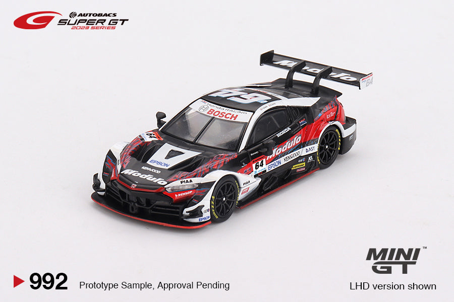 Mini GT 1:64 Japan Exclusive Honda NSX-GT “Type S” GT500 #64 “Modulo NSX-GT” Modulo Nakajima Racing 2023 SUPER GT Series MGT00992-BL (Preorder)