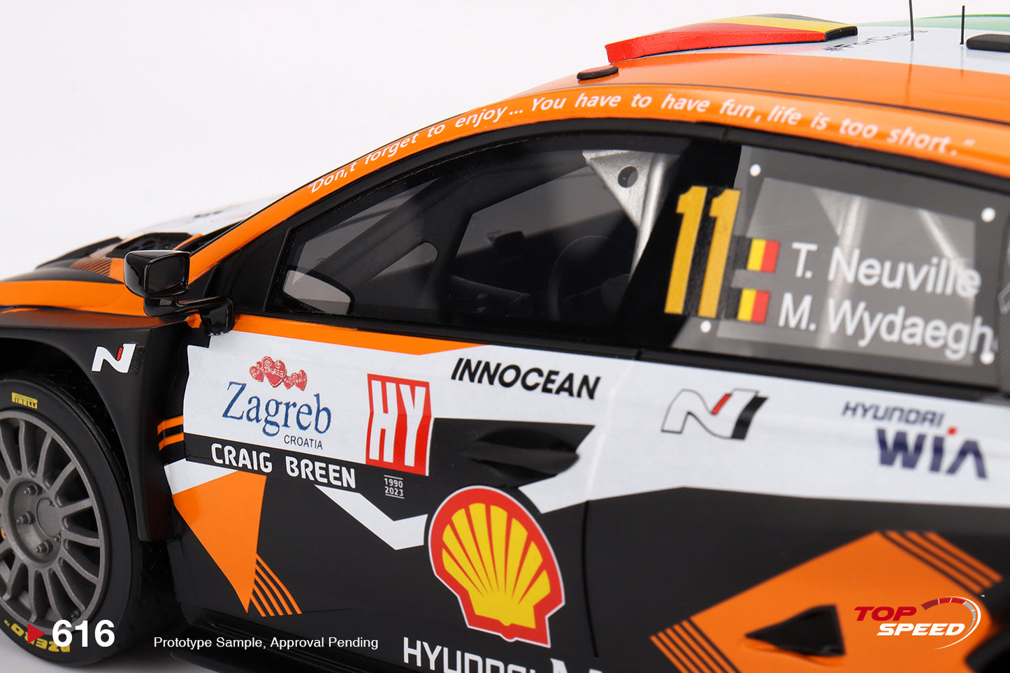 Topspeed 1:18 Hyundai i20 N Rally1 #11 2023 TS0616
